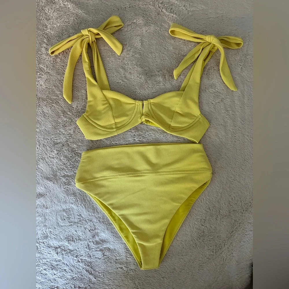 Beach Riot Yellow Bikini Set - Picture 4 of 6